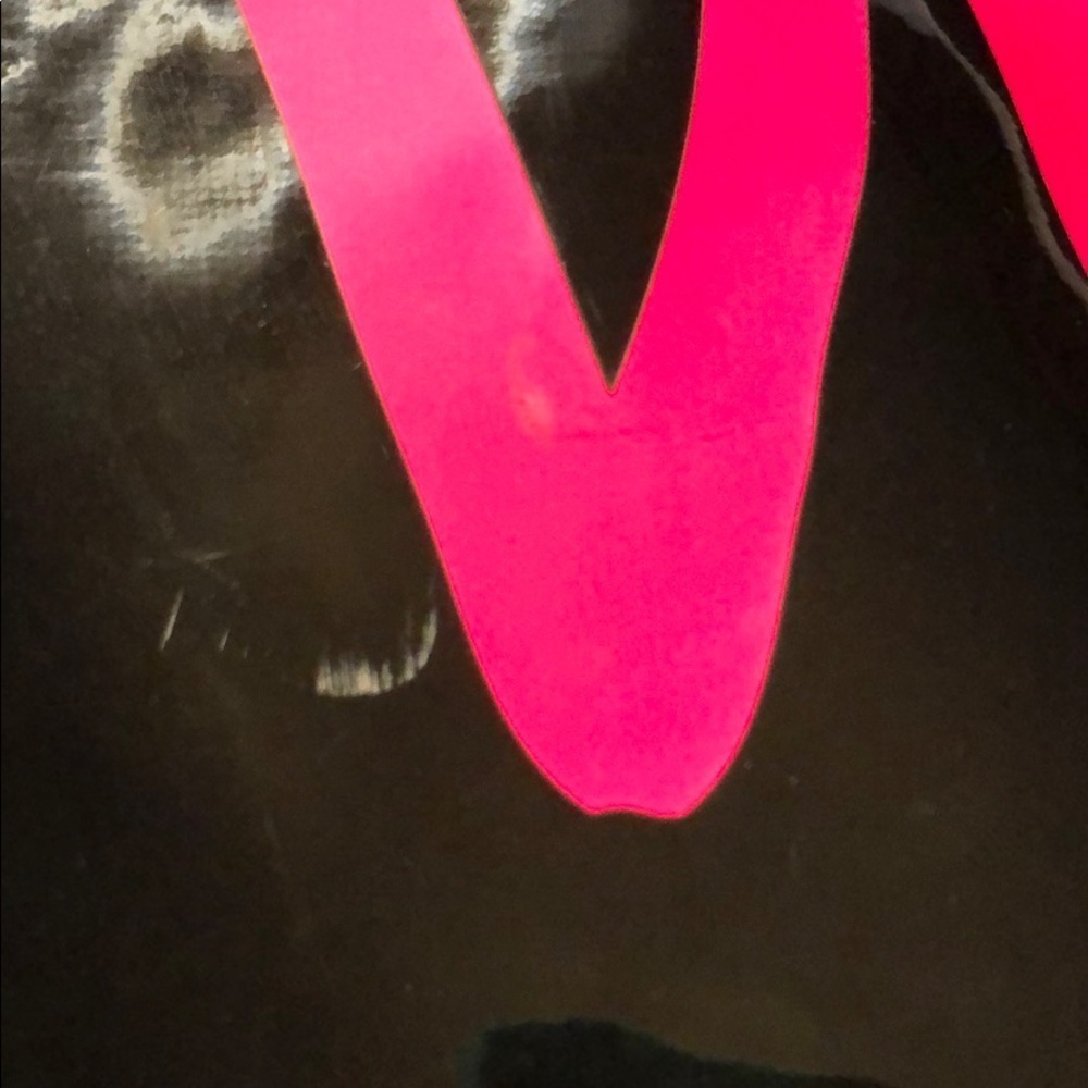 Victoria’s Secret shiny black vinyl bag - Picture 4 of 7